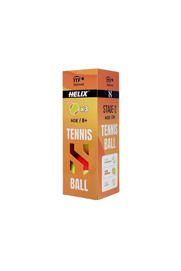 Helix Tenis Topu 8+ yaş 3lü HT-200 TTF&ITF Onaylı - Görsel 4