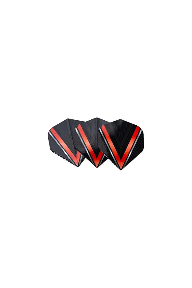 Helix Dart Oku Kanadı 3lü DF-3 - Kırmızı