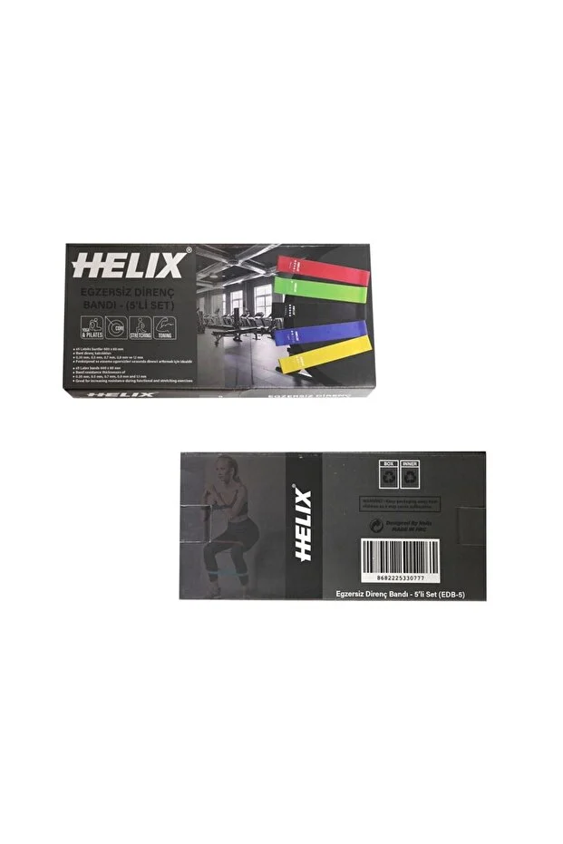 Helix Egzersiz Direnç Bandı Seti EDB-5 - Görsel 2