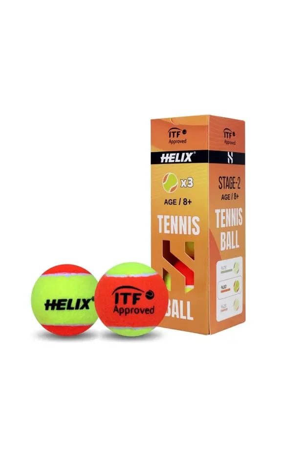 Helix Tenis Topu 8+ yaş 3lü HT-200 TTF&ITF Onaylı